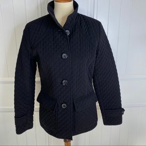 5/$25! Esprit black quilted black jacket size small